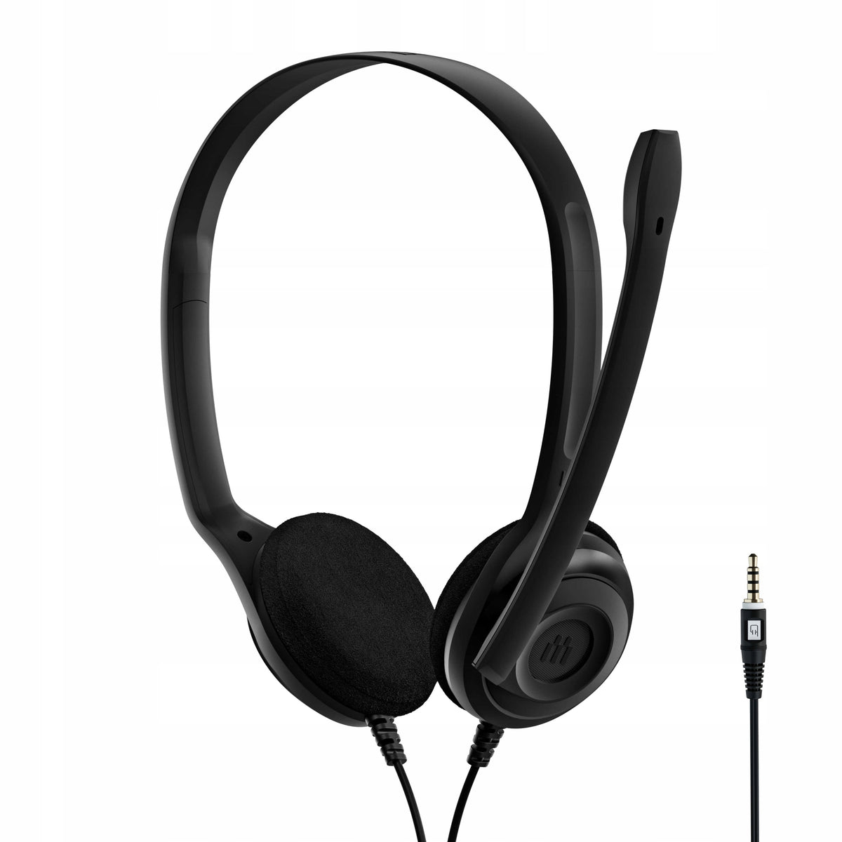 ON-EAR HEADPHONES WITH MICROPHONE EPOS PC 5 CHAT FOR CALLS JACK LIGHT COMFORTABLE