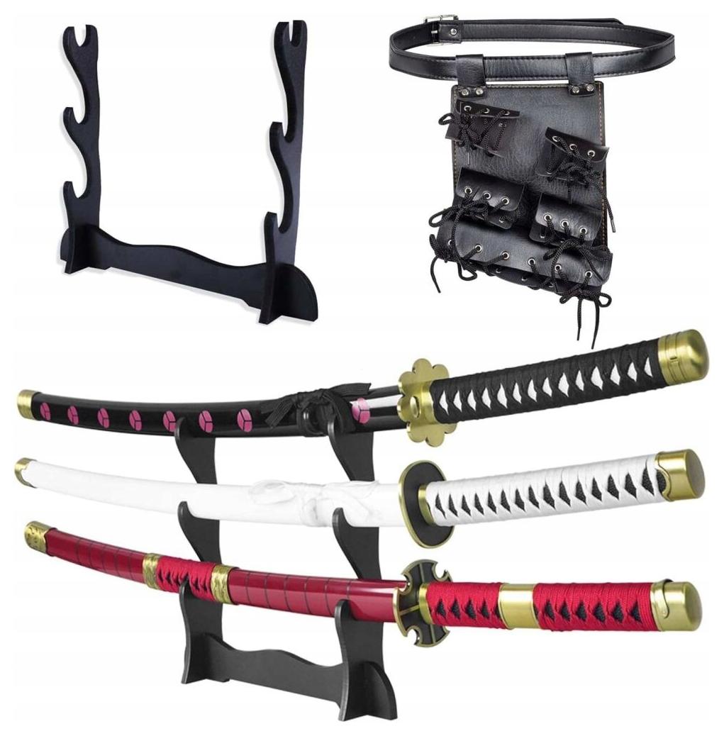 ONE PIECE 3 Kitetsu/Shisui/Wado Ichimonji PLUS STAND, BELT JT10000