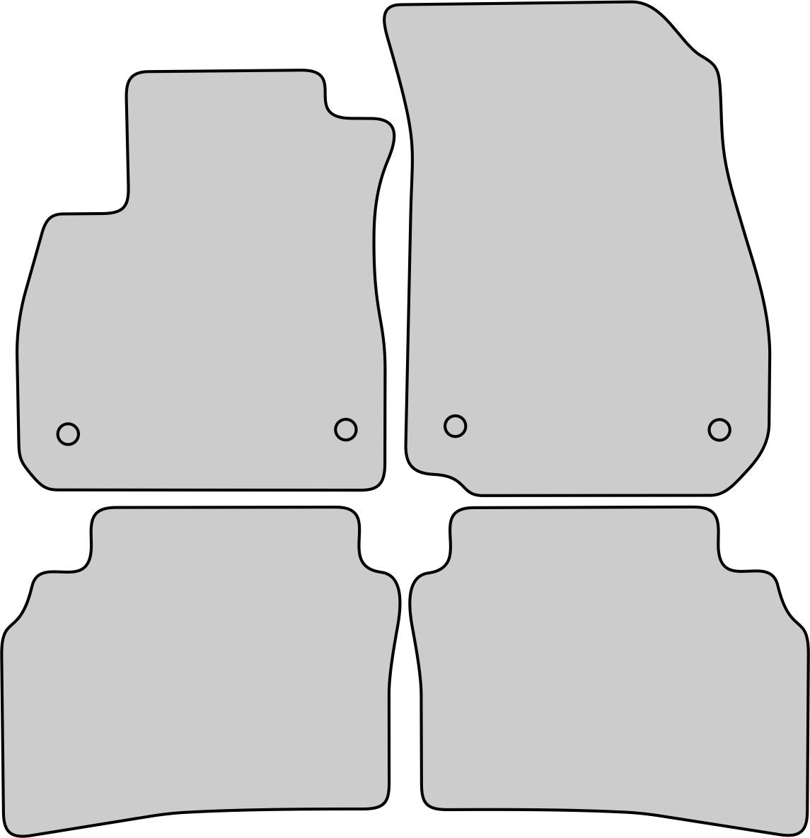 OPEL INSIGNIA B FROM 2017-> RUBBERIZED MATS EAN (GTIN) 5906090330612