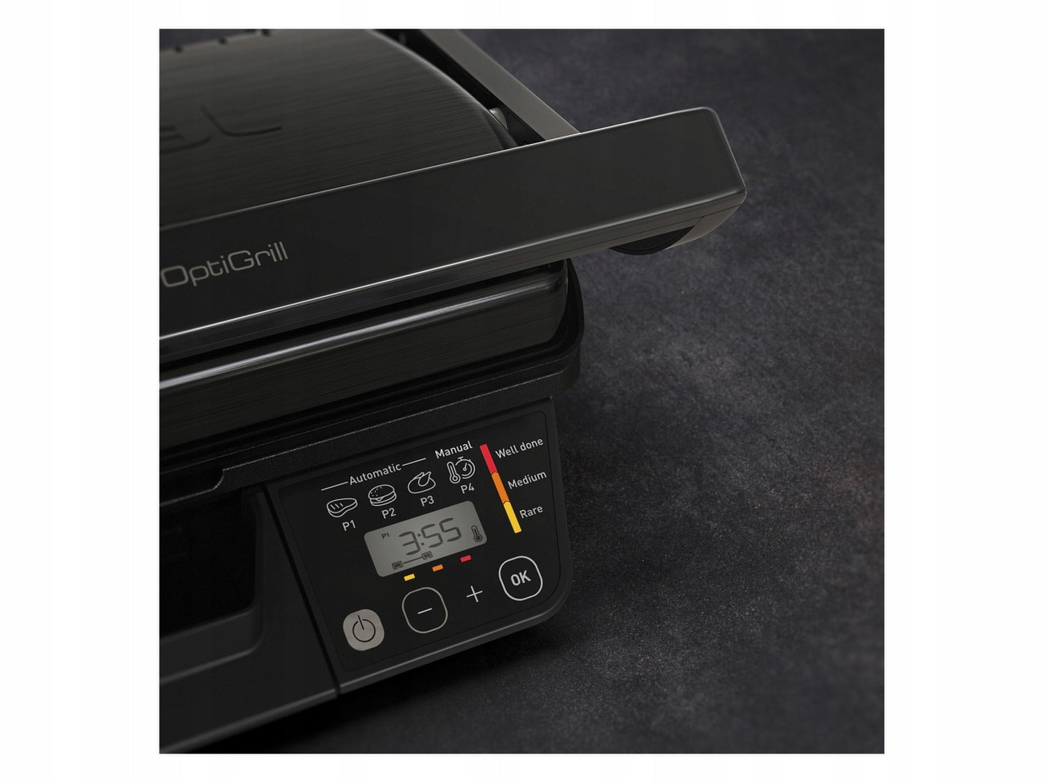 OPTIGRILL TEFAL GRILL CONTACT ELECTRIC PANINI BLACK 2000 W Model OPTIGIRILL