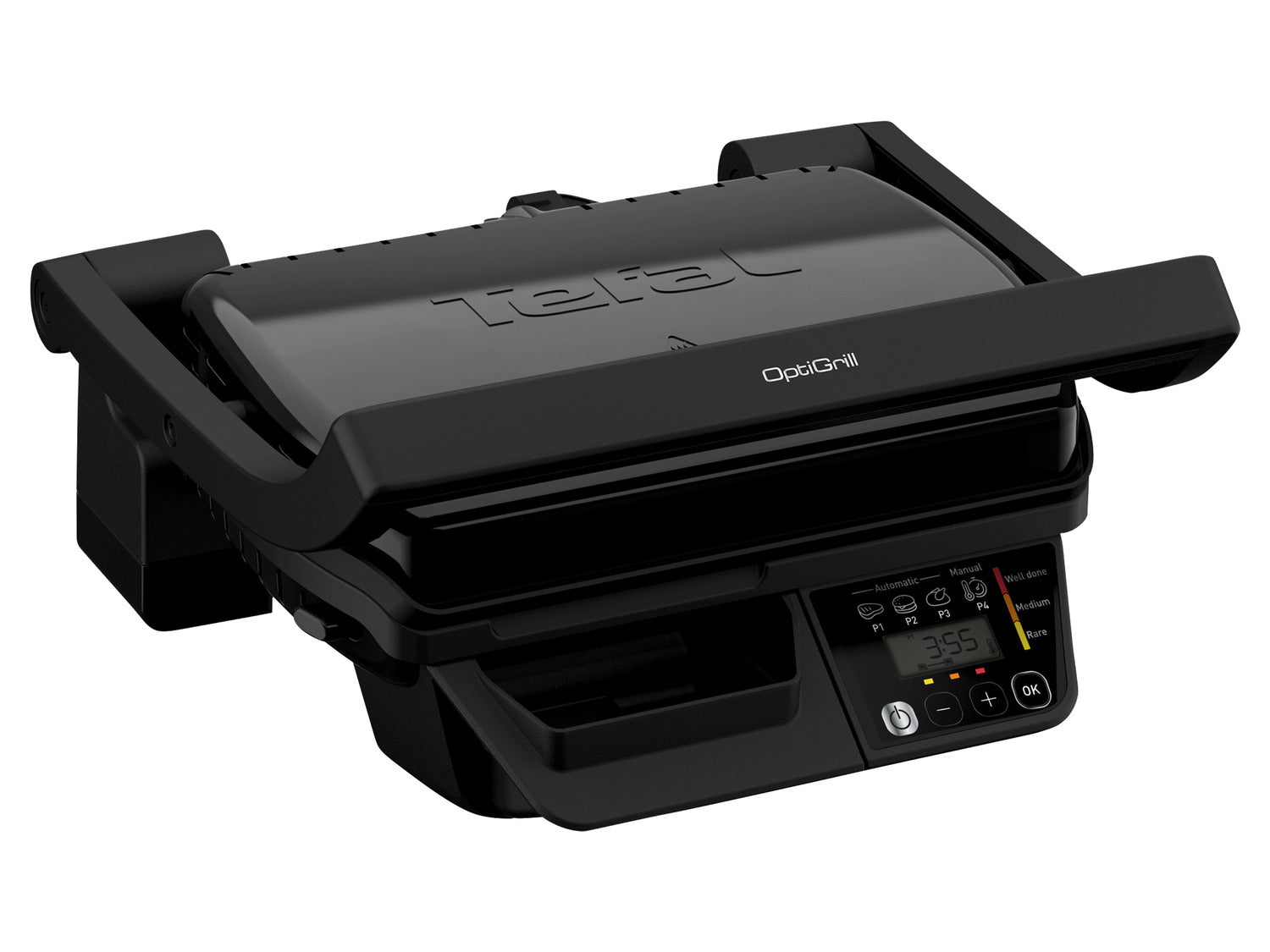 OPTIGRILL TEFAL GRILL CONTACT ELECTRIC PANINI BLACK 2000 W Packaging status original