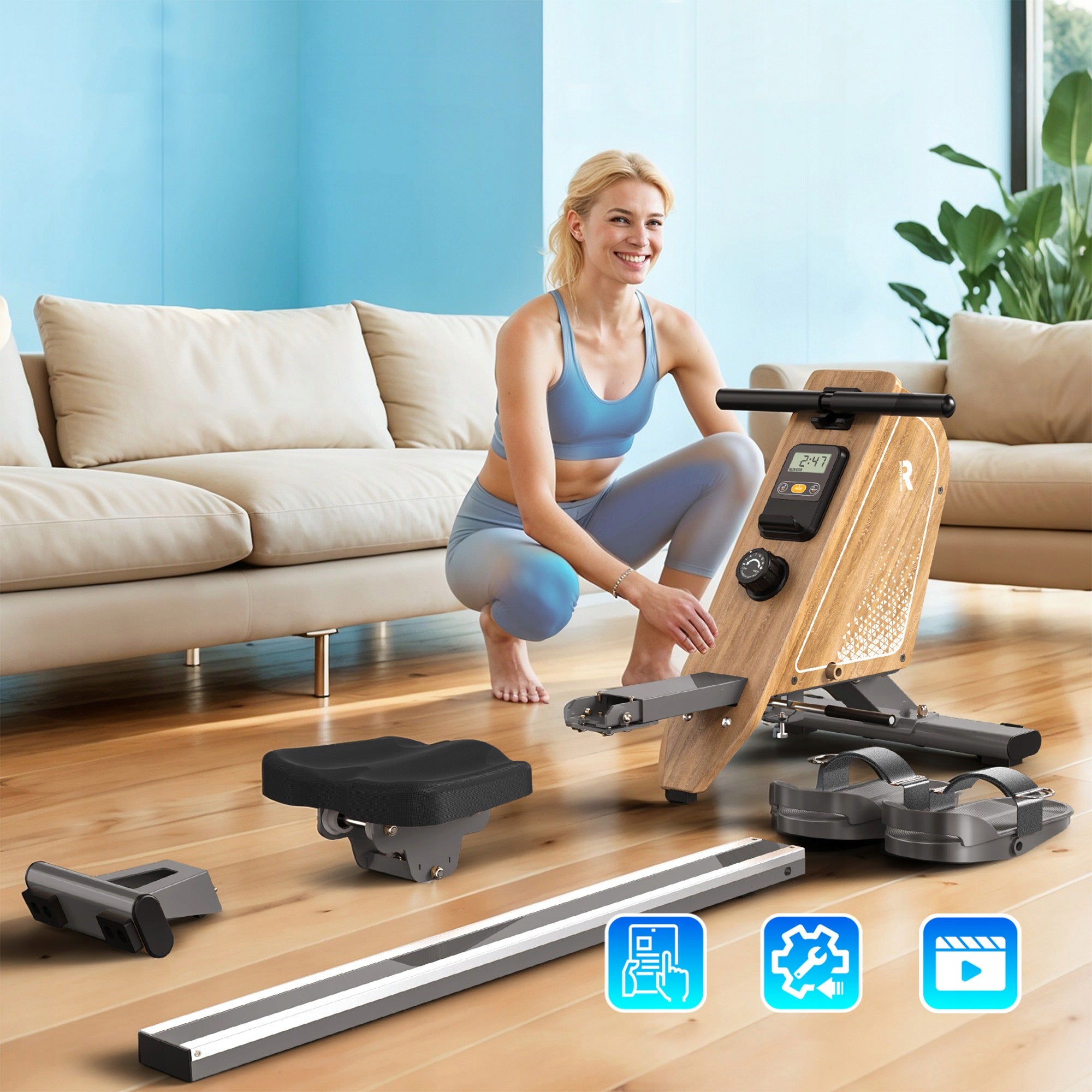 OR3WB Home Magnetic Rowing Machine for Home Workout Manufacturer code 766619486009