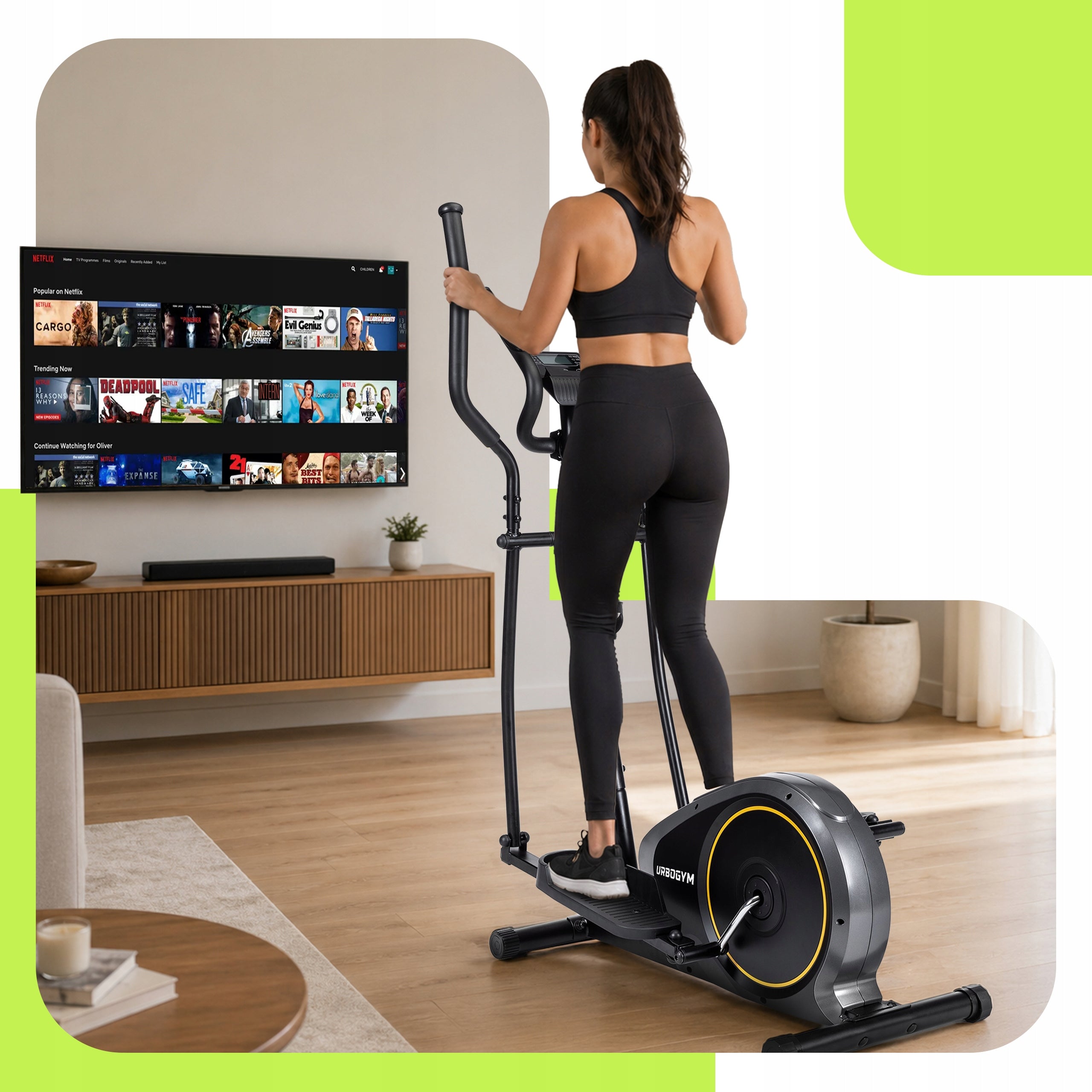 ORBI-TREK Magnetic TRAINER Home Training Bike Urbogym Orion 130 kg Packaging status original