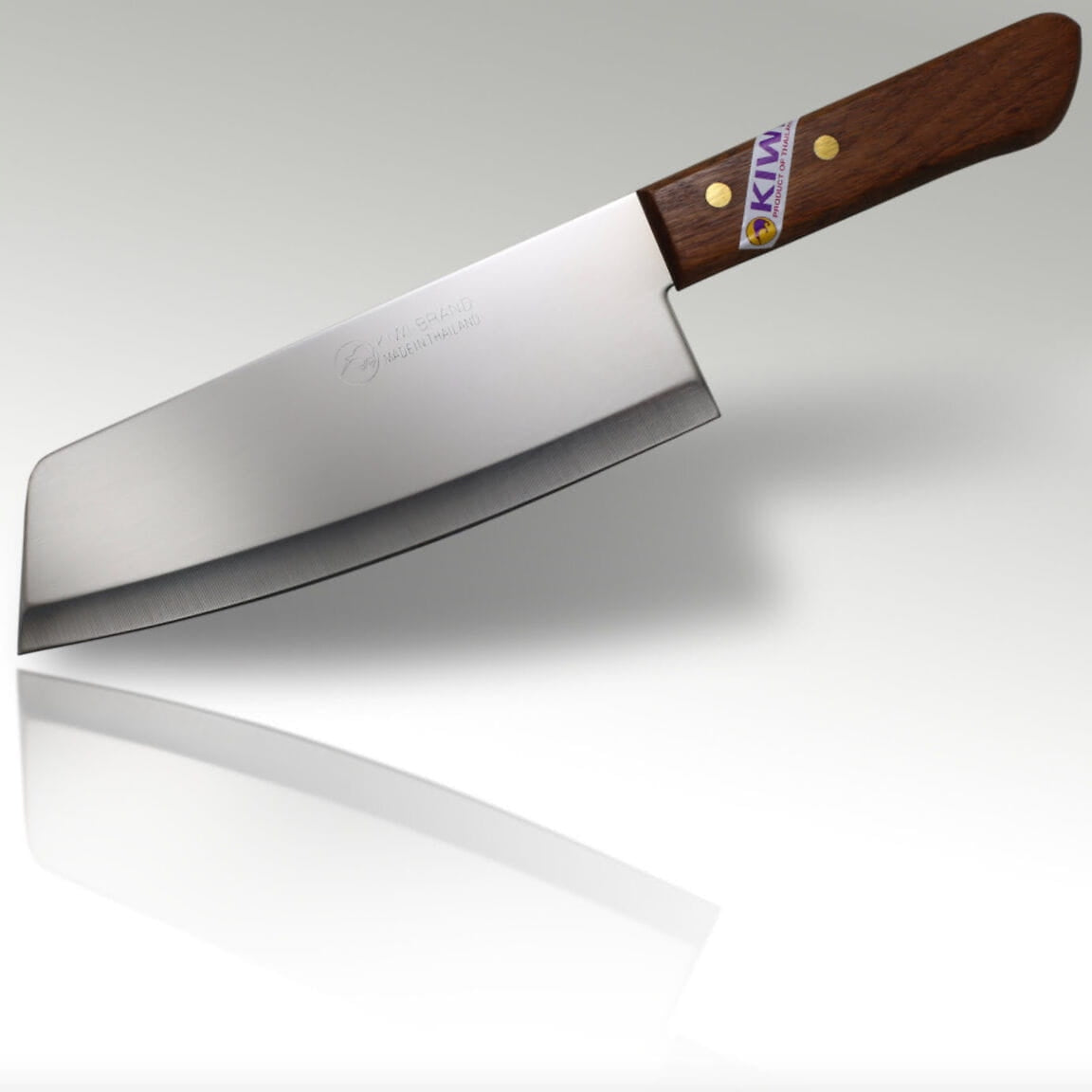 ORIENTAL THAI KNIFE KITCHEN CLEAVER STEEL WOODEN HANDLE Packaging status original
