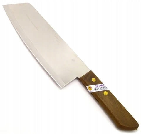 ORIENTAL THAI KNIFE KITCHEN CLEAVER STEEL WOODEN HANDLE