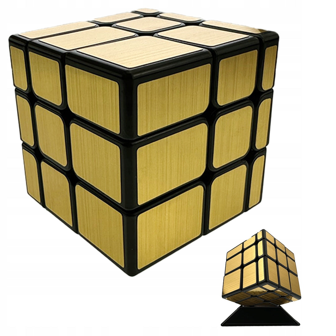 ORIGINAL ADJUSTABLE CUBE MIRROR GOLD FAST CUBE + STAND Manufacturer code Kostka Moyu Mirror + podstawka do kostki gh3