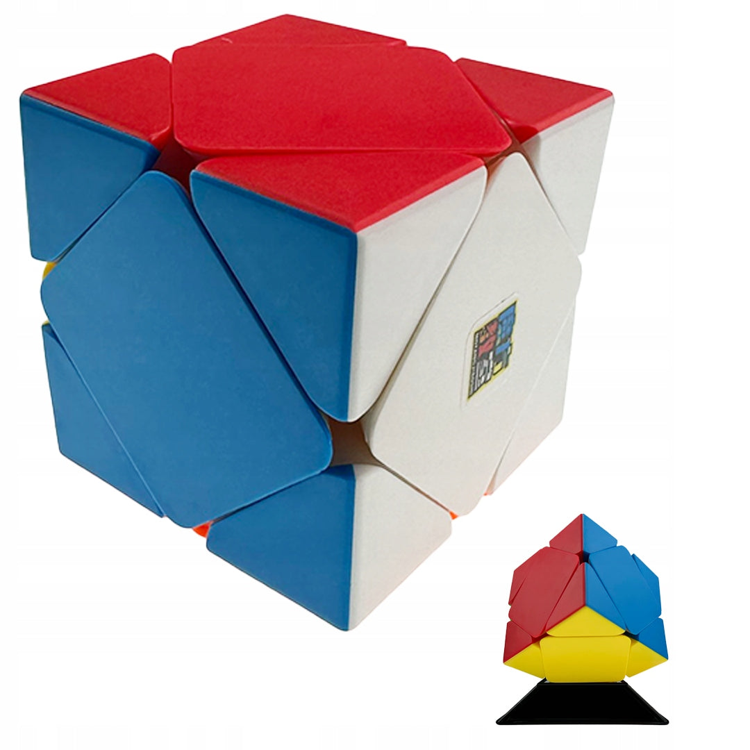 ORIGINAL ADJUSTABLE SKEWB CUBE FAST SKEWB CUBE + STAND FREEBIE