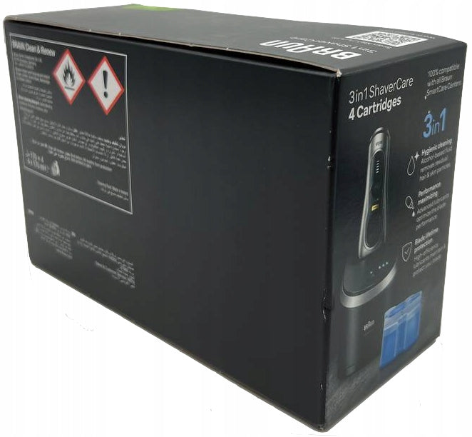 ORIGINAL BRAUN CCR4 Clean&Charge CARTRIDGES 4-Pack Manufacturer code 8006540985090