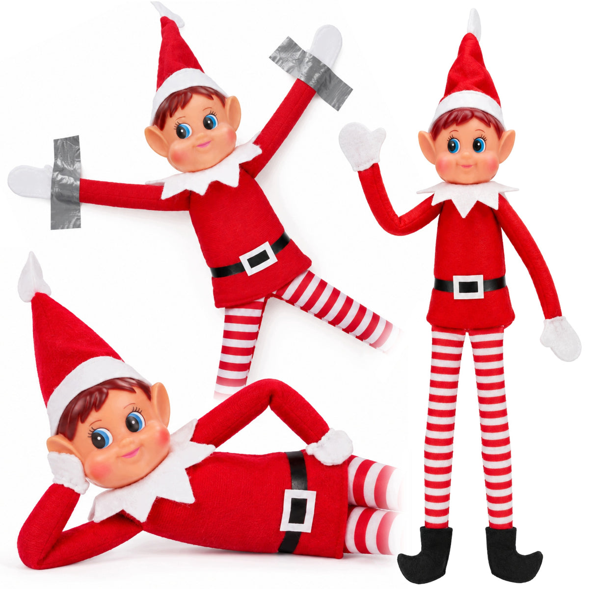 ORIGINAL ELF MISCHIEVOUS ELVES BEHAVIN BADLY MISCHIEVOUS LEPRECHAUN WITH ELVIE WIRES