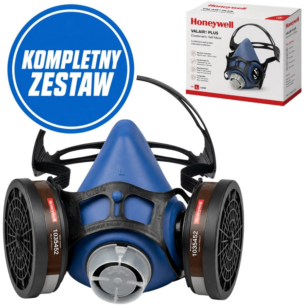 ORIGINAL GAS Varnish Protection Half Mask bhp HONEYWELL CE A1 certificates