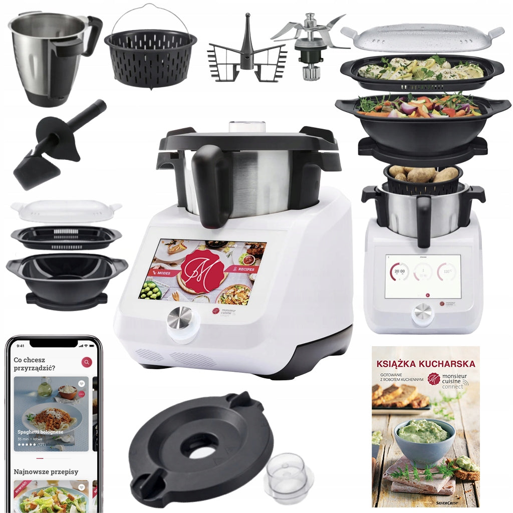 ORIGINAL LIDLOMIX 25 MONSIEUR CUISINE WiFi FOOD PROCESSOR SMART APP