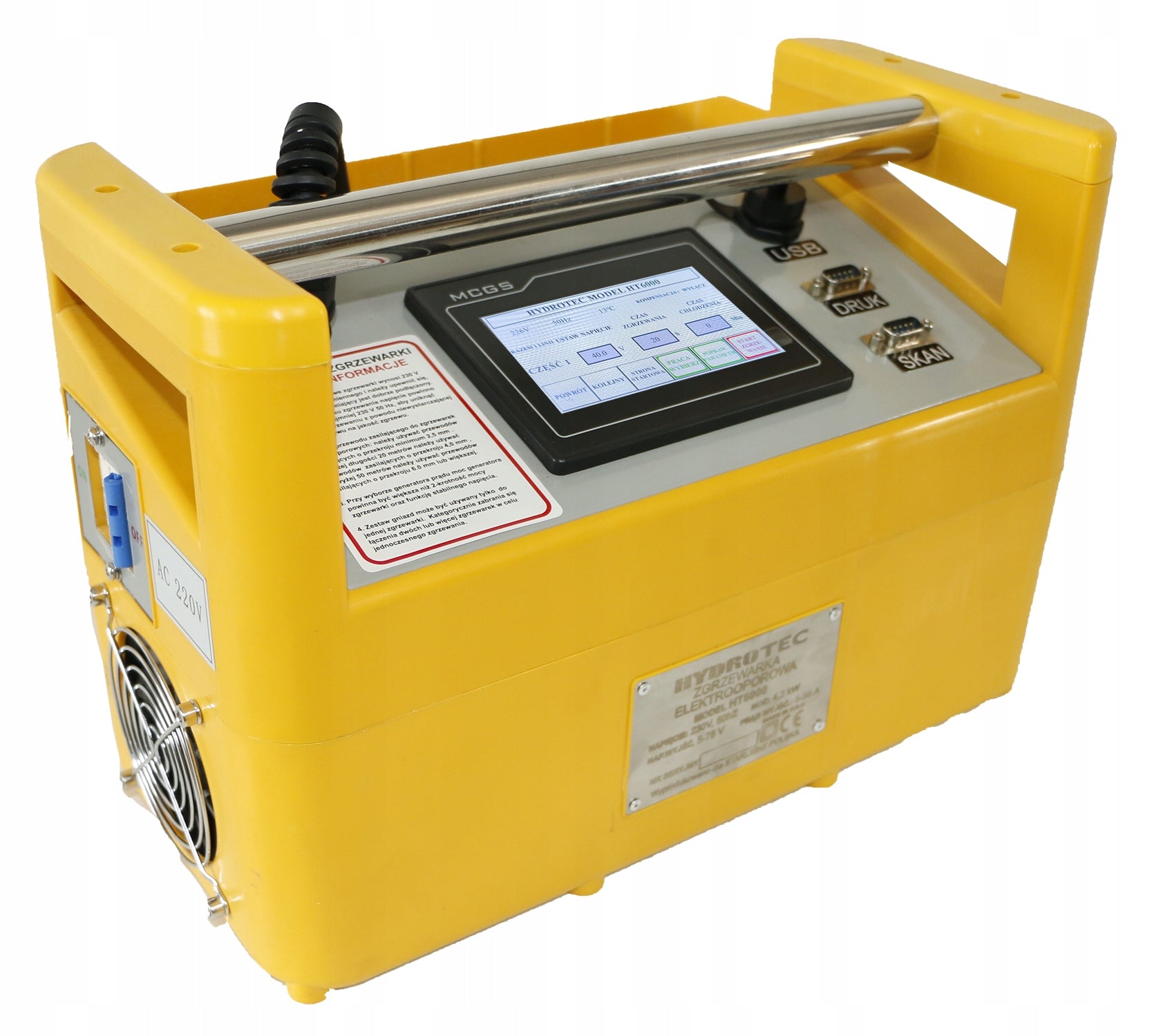 ORIGINAL electroresistance welding machine POLISH MENU 20-400mm power 4,2kW, 8 kg Packaging status original