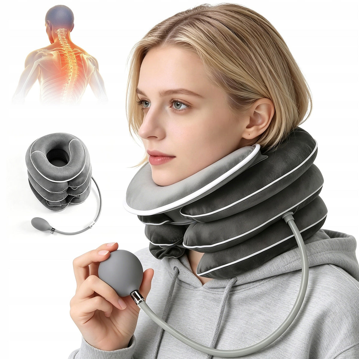ORTHOPEDIC NECK CUSHION VELOUR ANTI-CUT 15 ST