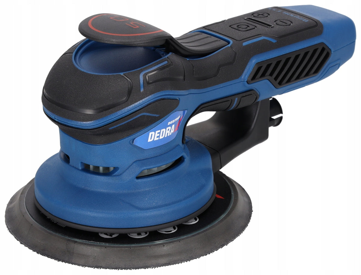 OSCILLATING ECCENTRIC GRINDER 2 pads 150mm 125mm Adjustable 350W DEDRA Series Szlifierka mimośrodowa 125 mm i 150 mm
