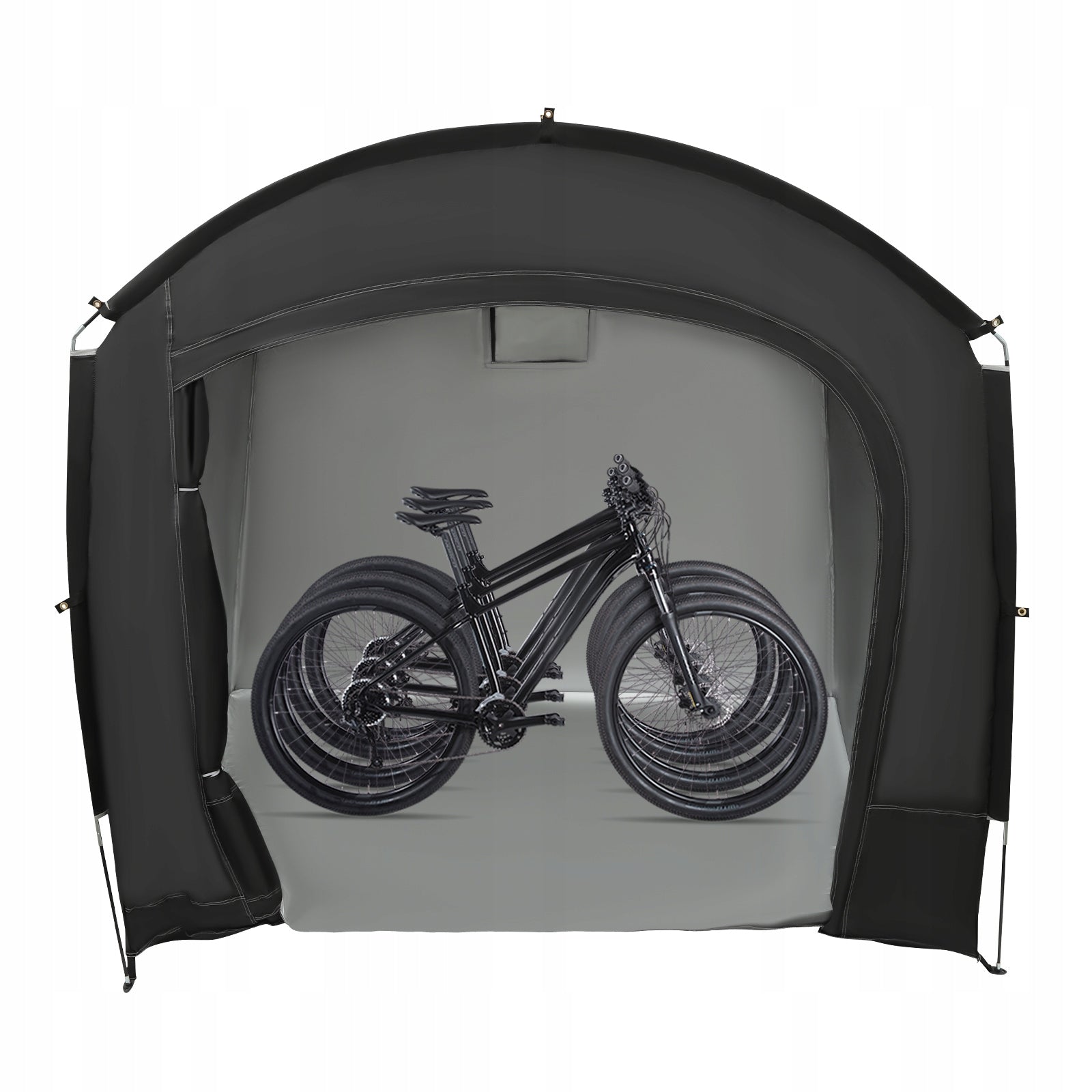 OUTDOOR BIKE STORAGE TENT 220*150*185CM 210D OXFORD CLOTH AND FIBERGLASS