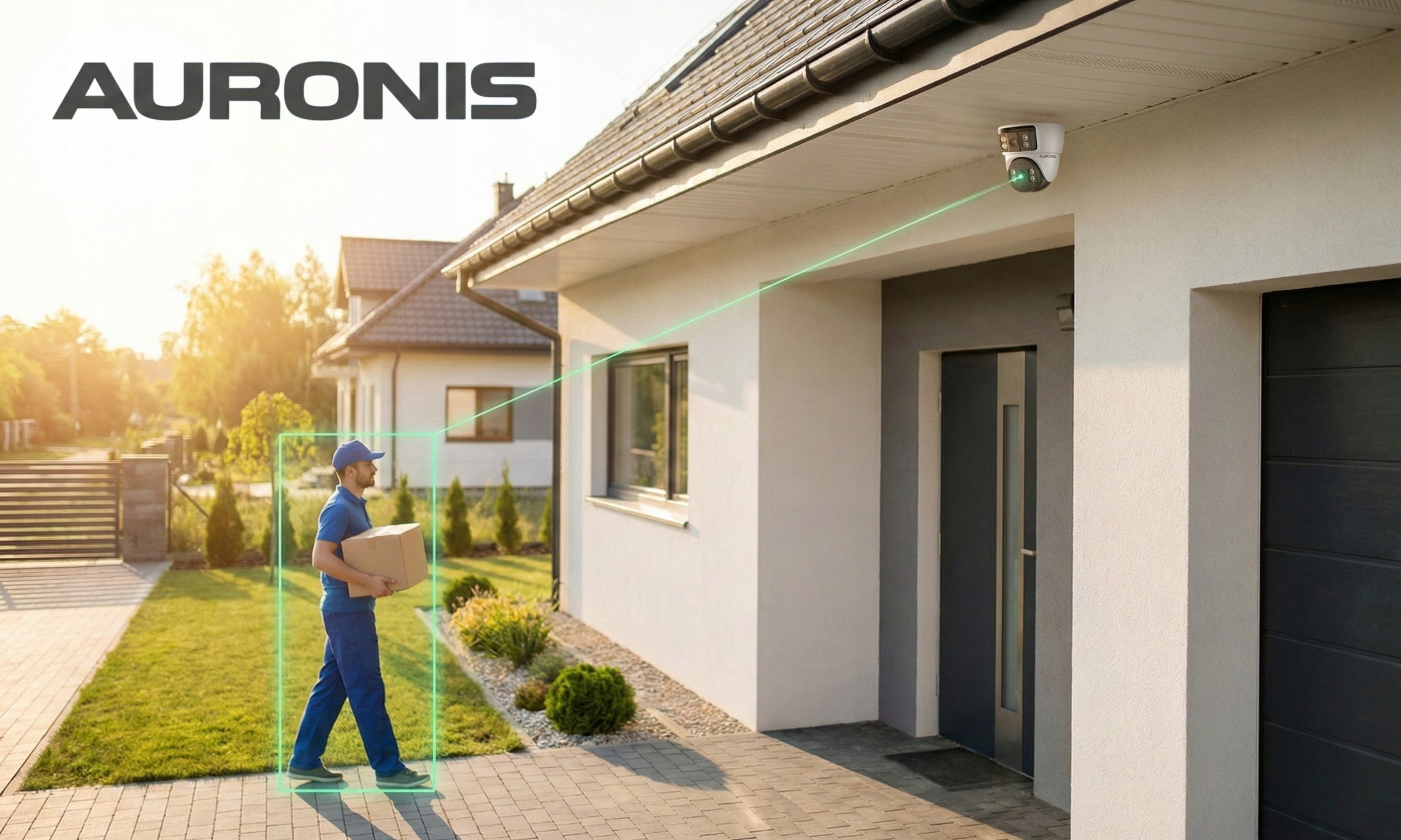 OUTDOOR CAMERA WIFI ROTATING DOUBLE 6MP DETECTION - 2 WAYS OF MOUNTING Certificates of conformity CE