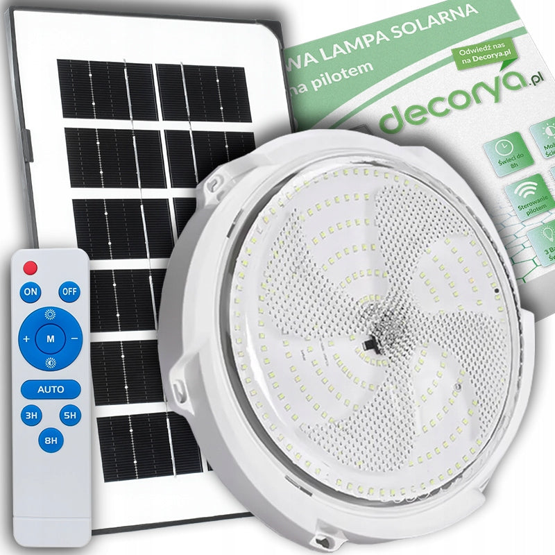 OUTDOOR HANGING SOLAR LAMP LED CEILING GARDEN SENSOR REMOTE CONTROL