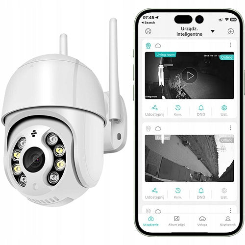OUTDOOR IP WIFI CAMERA 8MP 4K 4x ZOOM ULTRA HD DETECTION 8MPx Model 4K UHD 8MPX KAMERA ZEWNĘTRZNA ICSEE OBROTOWA SONE