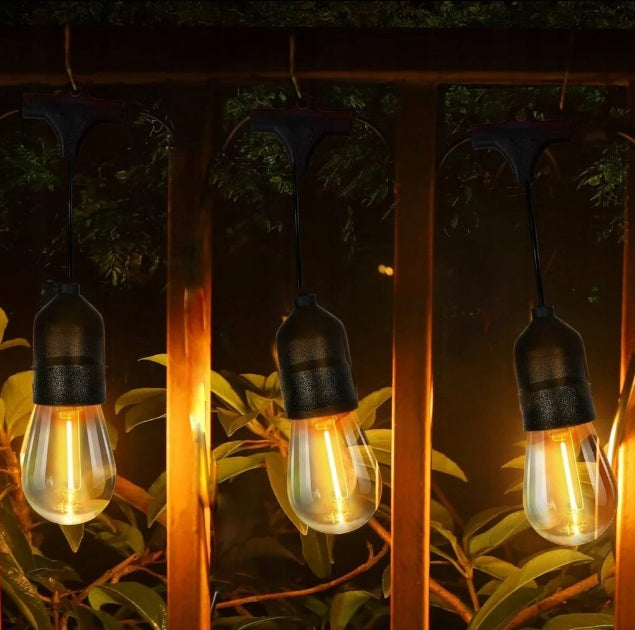OUTDOOR LIGHT GARDEN GARLAND 20 LED BULBS 20M E27 WARM WHITE Packaging status original
