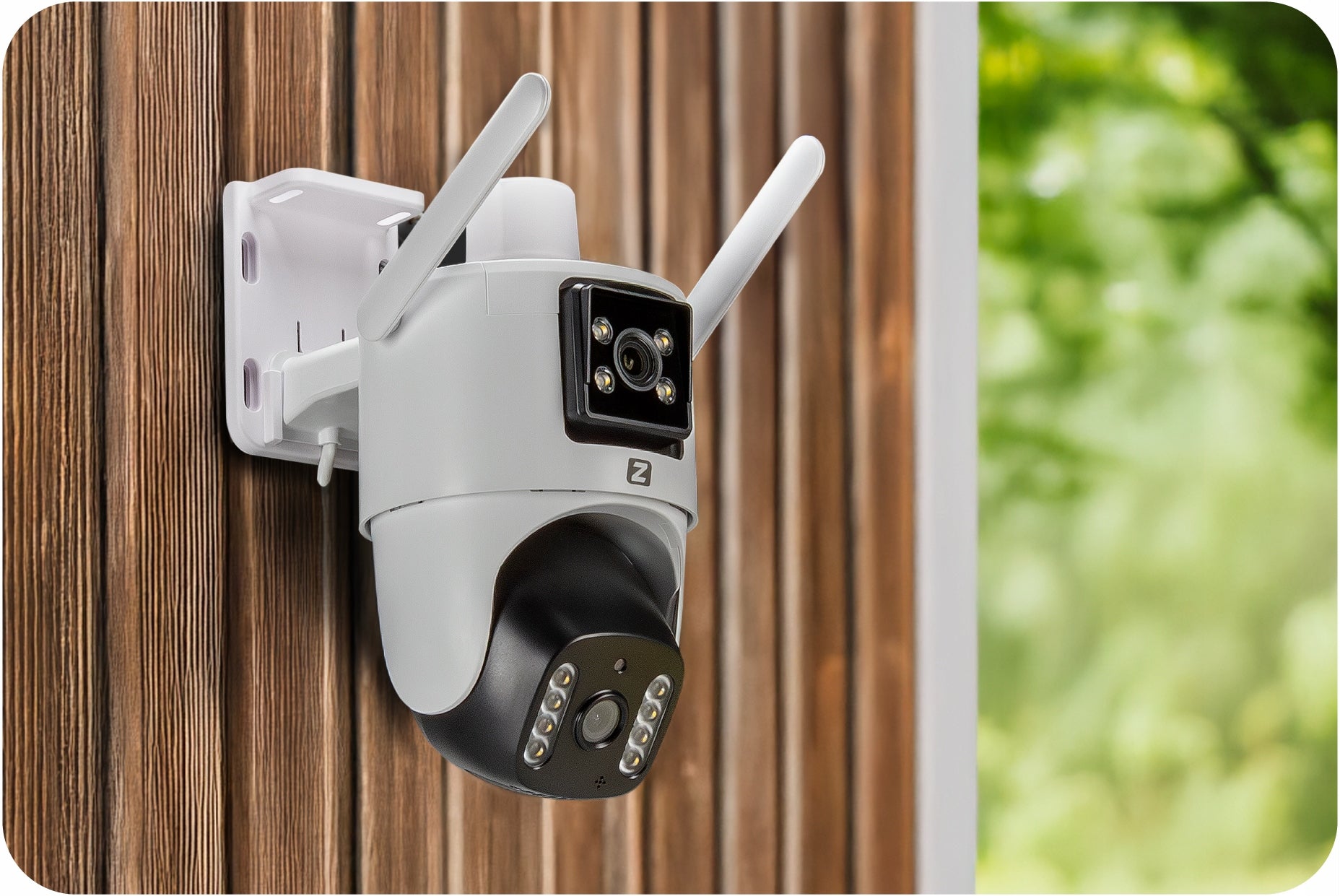 OUTDOOR ROTATING CAMERA 2 LENSES V22 GSM IP FOR 4G 4MPx SIM CARD Manufacturer code IKPGSM220DLV1