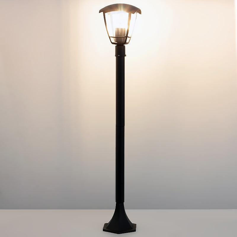 OUTDOOR STANDING LAMP LED POST lantern 100cm E27 Color black