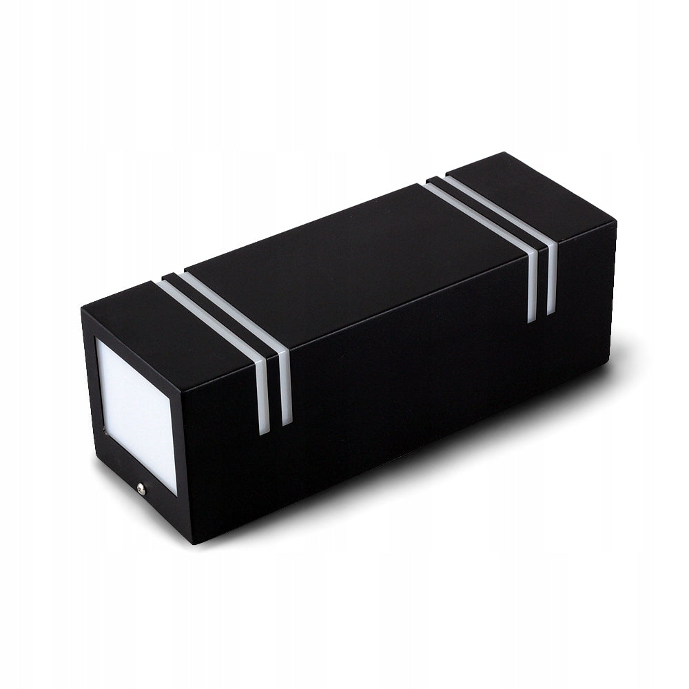 OUTDOOR WALL LAMP FACADE LAMP FOR LED GU10 UP-DOWN BLACK Collection KAZAMI