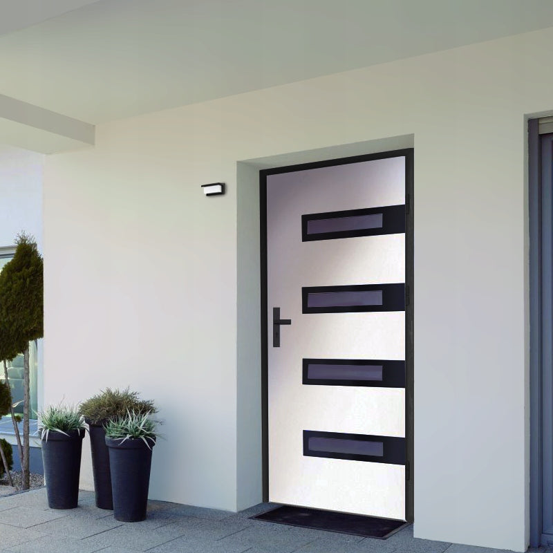 OUTDOOR WALL LAMP FOR LED WALL FACADE LAMP MODERN IP54 E27 Color black