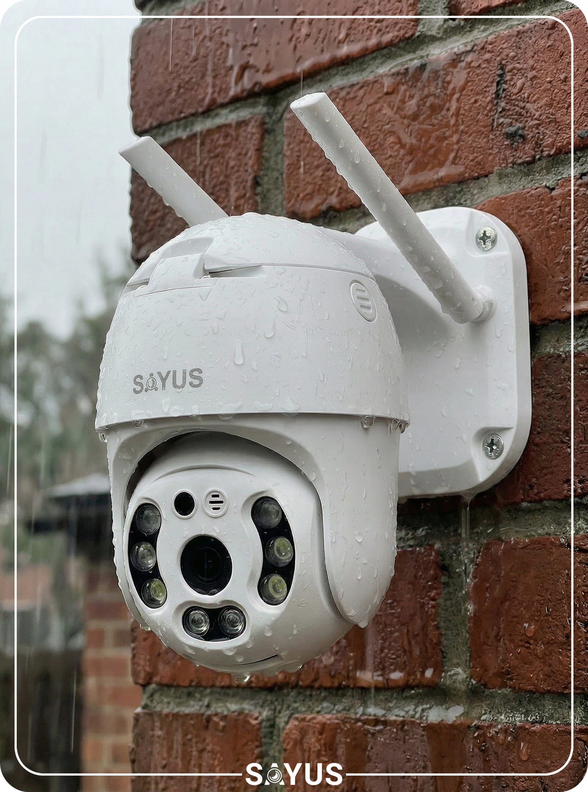 OUTDOOR WIFI CAMERA ROTATING 8MPx 4K ULTRA HD IP 6xZOOM DETECTION 8MP Packaging status original