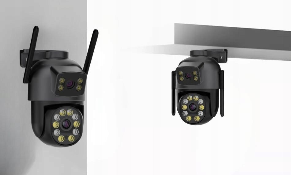 OUTDOOR WIFI CAMERA ROTATING DOUBLE SOLID 2 WAYS TO MOUNT + FREEBIE Brand mi-media