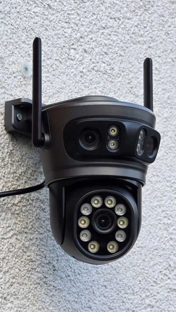 OUTDOOR WIFI CAMERA ROTATING TRIPLE SOLID 2 WAYS TO MOUNT + FREEBIE Packaging status original