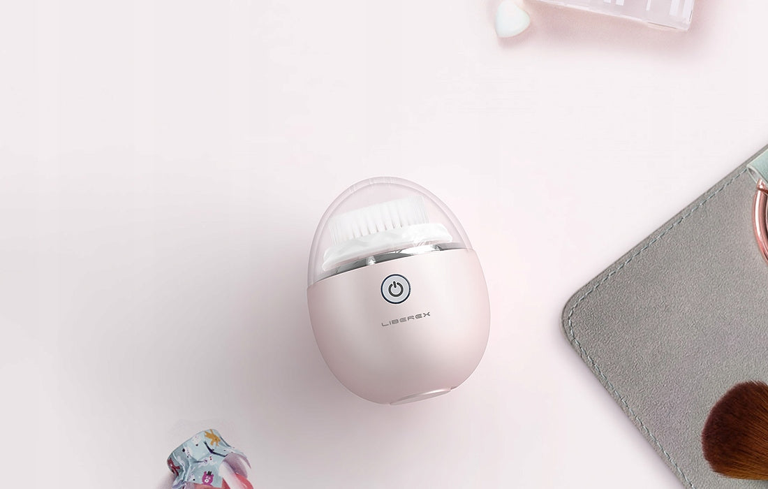 OUTLET Facial Cleaning Brush Liberex Egg pink Packaging status original
