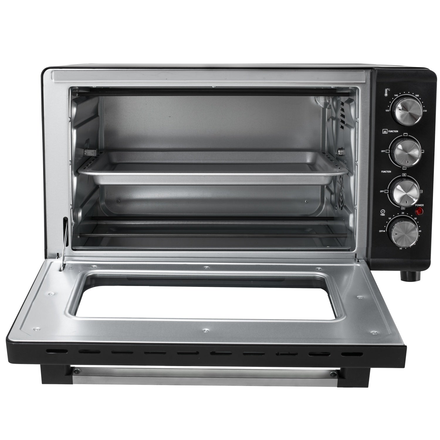 OVEN ELECTRIC BAKING GRATE SPIT Adler 42 L black MINI Packaging status original