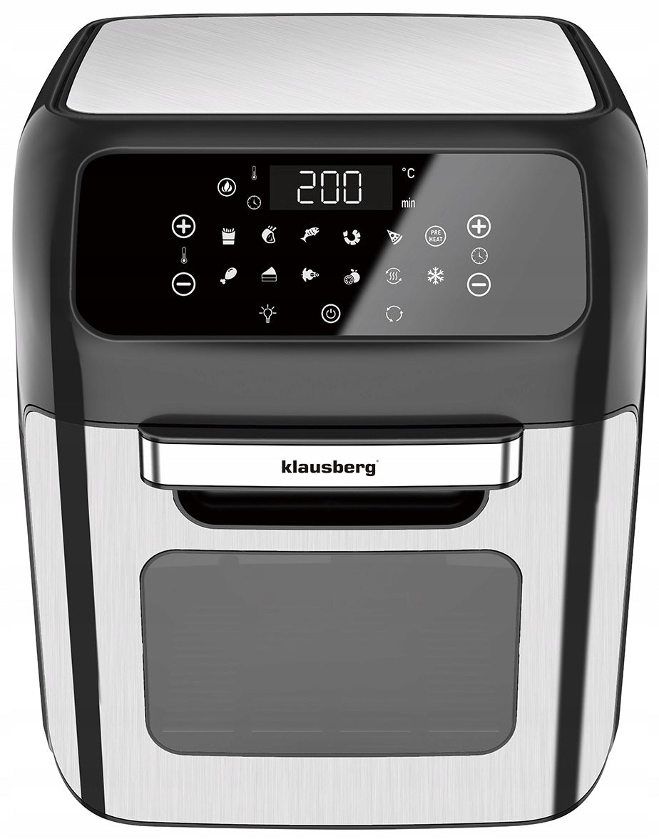 OVEN FAT-FREE fryer 12L 1800W 12in1 KLAUSBERG + ACCESSORIES EAN (GTIN) 5908287275577