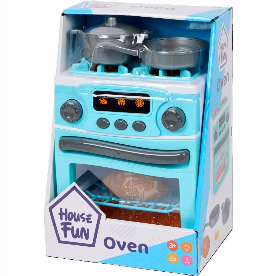 OVEN TOY KITCHEN ELECTRIC WITH SOUND LIGHT 5 ELEMENTS N Packaging status original