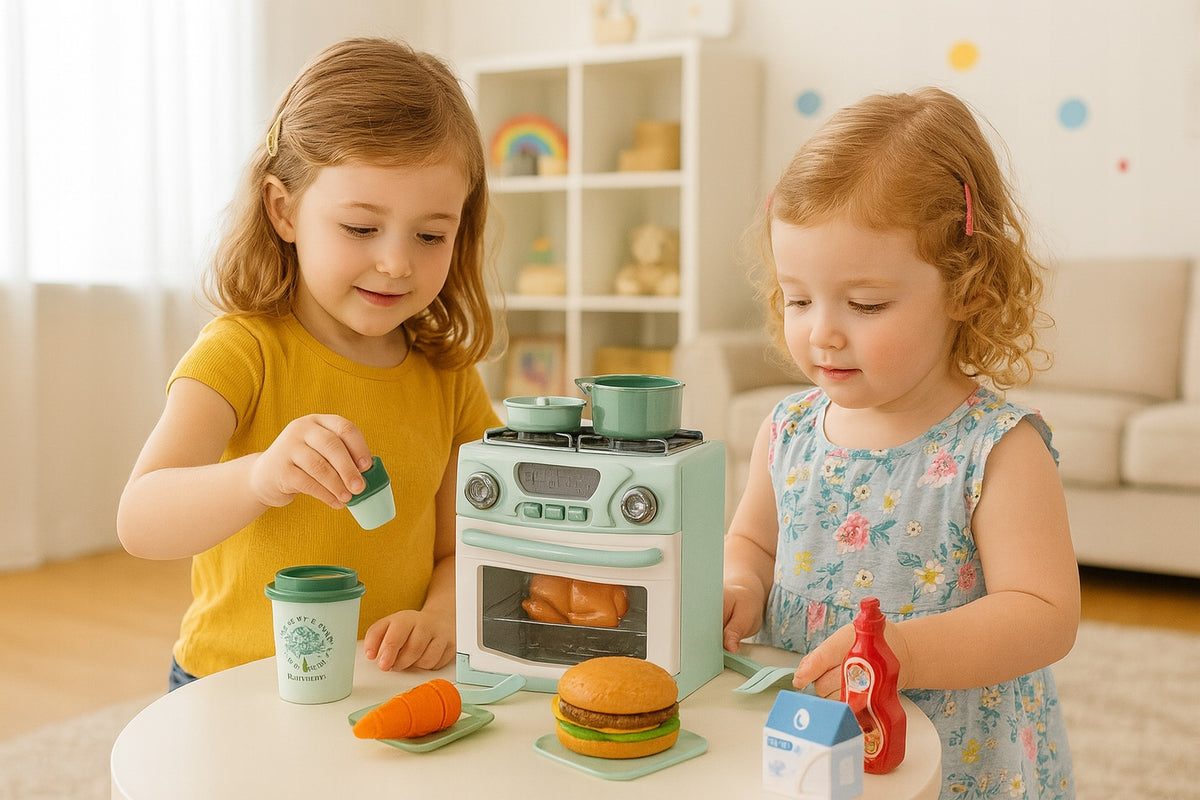 OVEN WITH OVEN for Children Battery Operated Household Toy for Kitchen Manufacturer code A1003-6-PCS