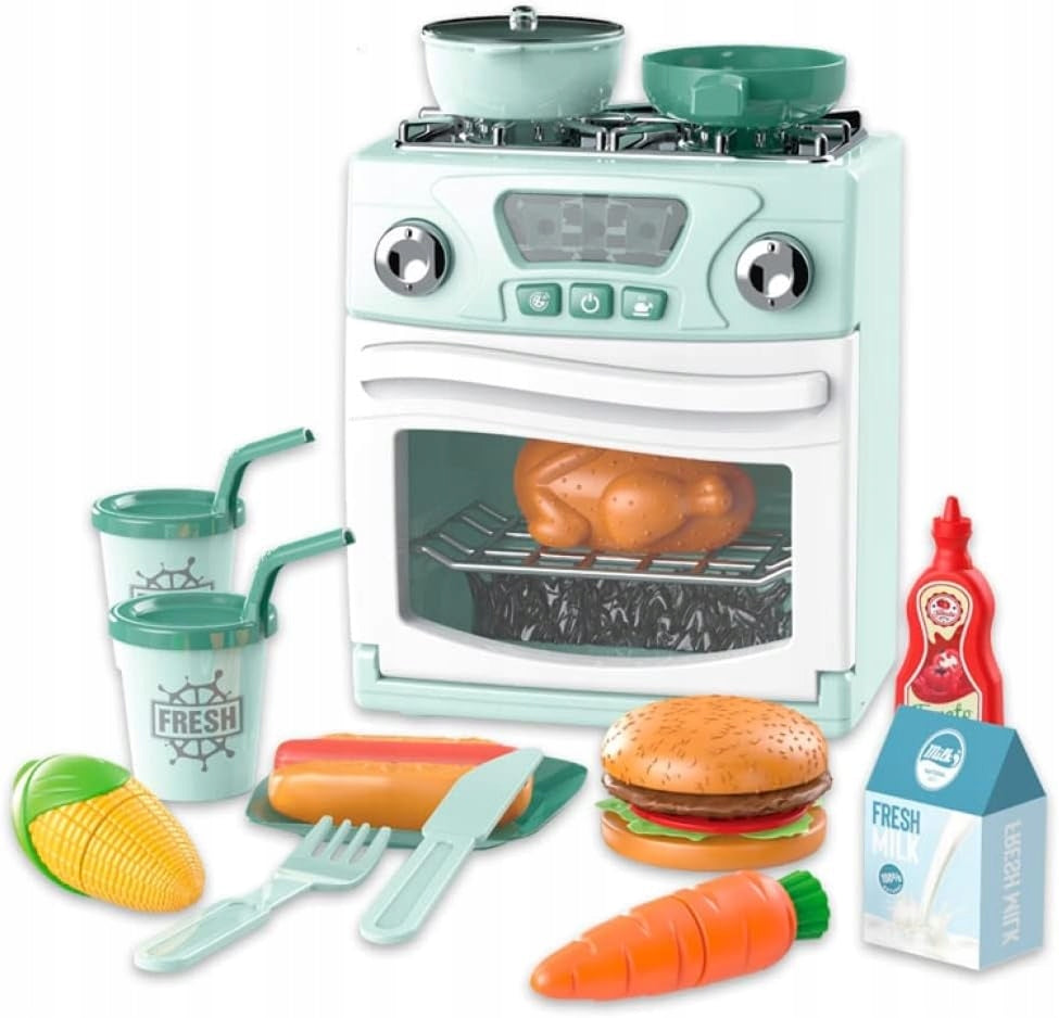 OVEN WITH OVEN for Children Battery Operated Household Toy for Kitchen