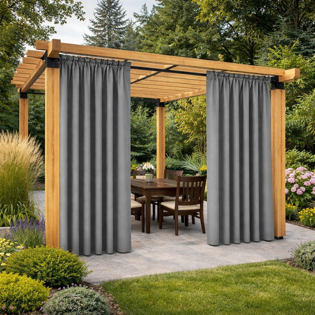 OXFORD GARDEN CURTAIN 155x200 FOR TAPE AND TERRACE TUNNEL GARDEN BALCONY Packaging status original