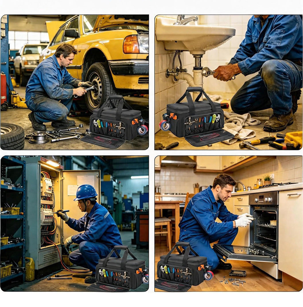 OXFORD TOOL BAG LARGE STURDY HANDLES WITH FOAM ELECTRICIAN PLUMBER Manufacturer code WH178