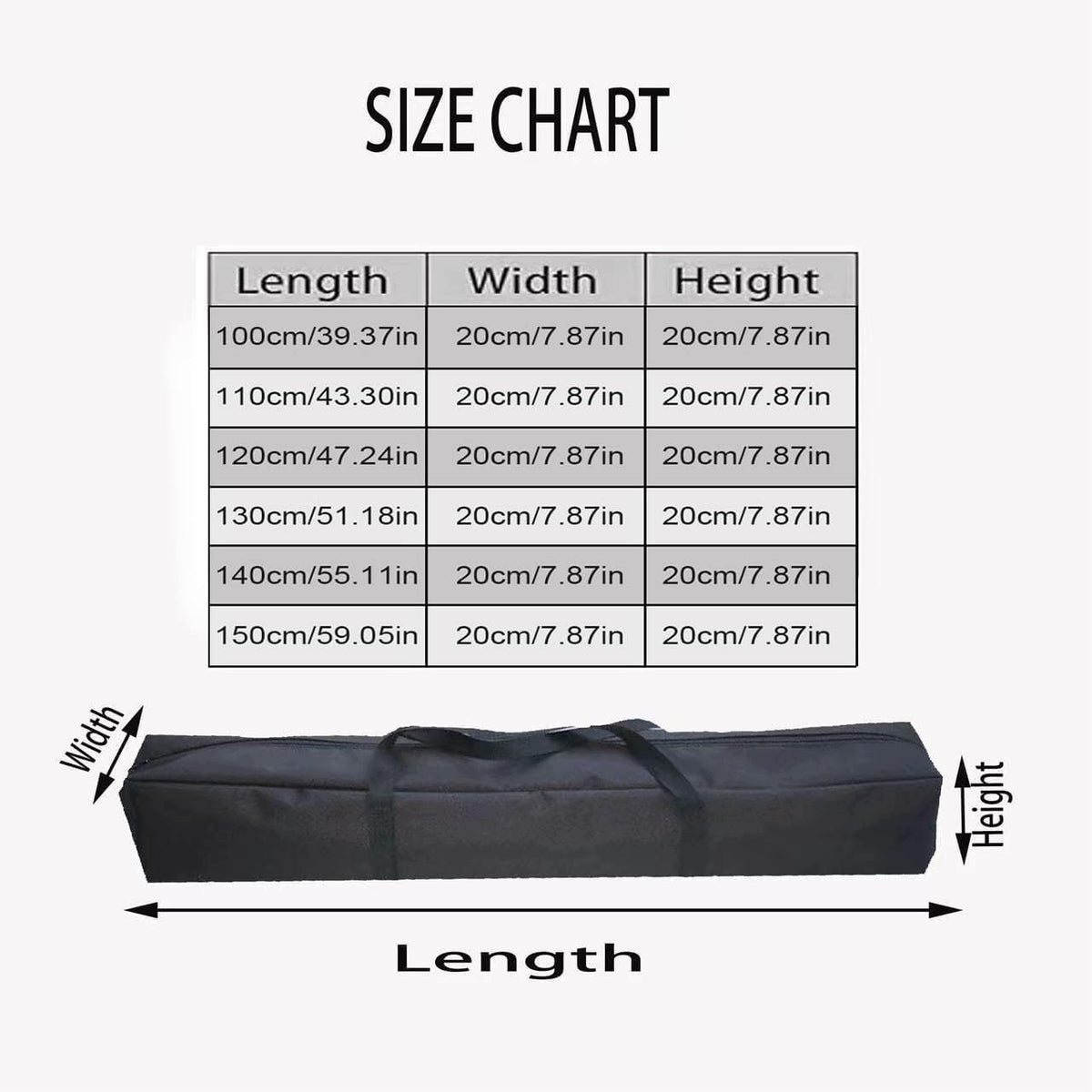 OXFORD TRIPOD BAG 120CM WATERPROOF PORTABLE Brand no brand