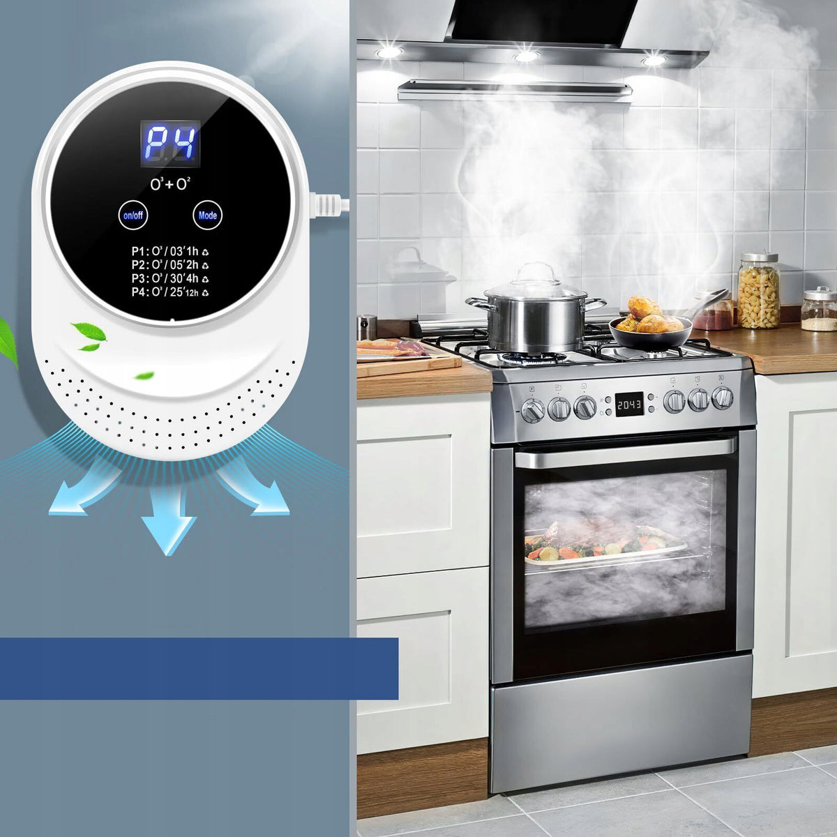 OZONATOR AIR PURIFIER SMART PORTABLE FOR HOME 150mg/H Manufacturer code FKUMTY