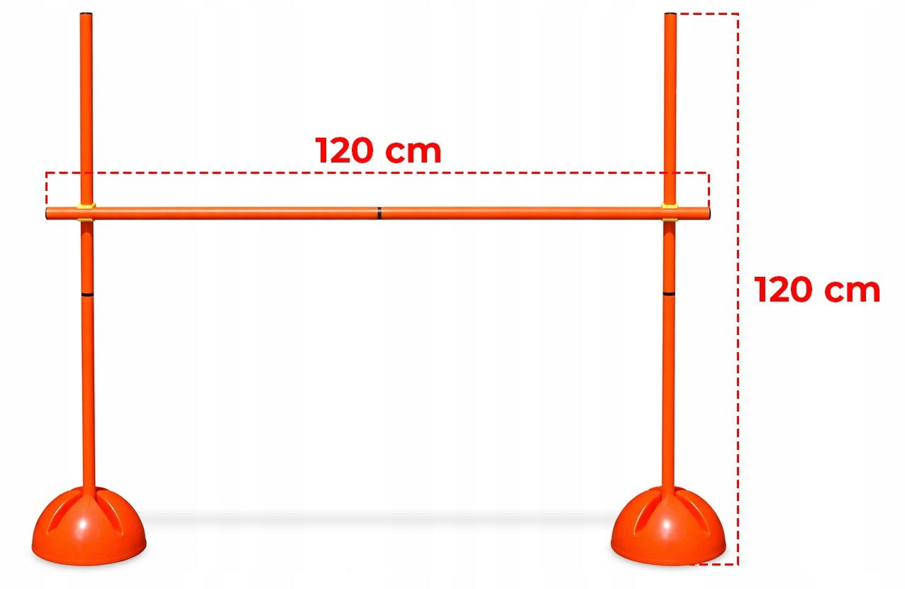 Obstacle Hobby Horse 120cm Adjustable Training Fence for Horse on Stick Packaging status original