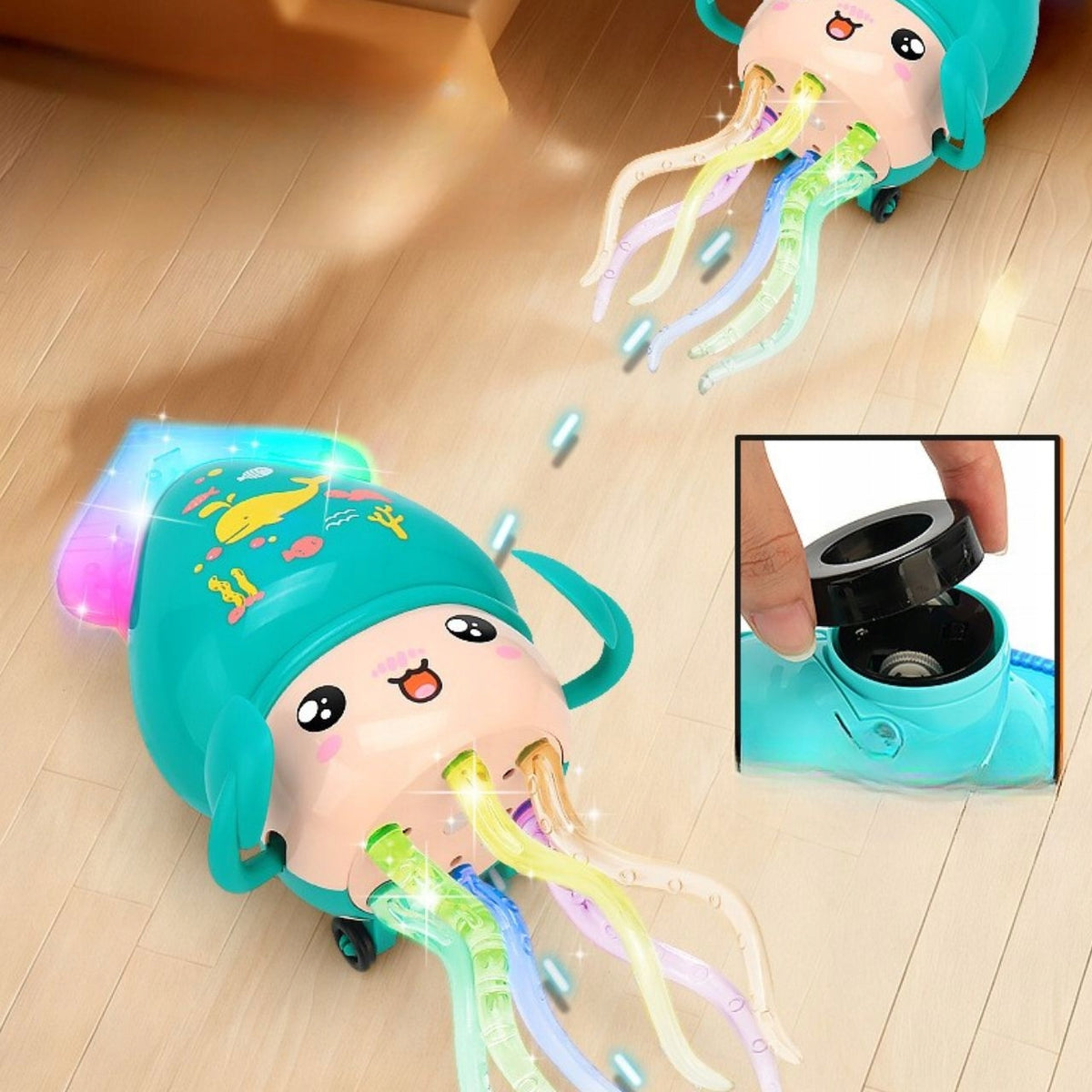 Octopus Toy Glowing Dancing Musical Interactive For Kids LED Manufacturer code zabawka grająca Tańcząca Ośmiornica LED