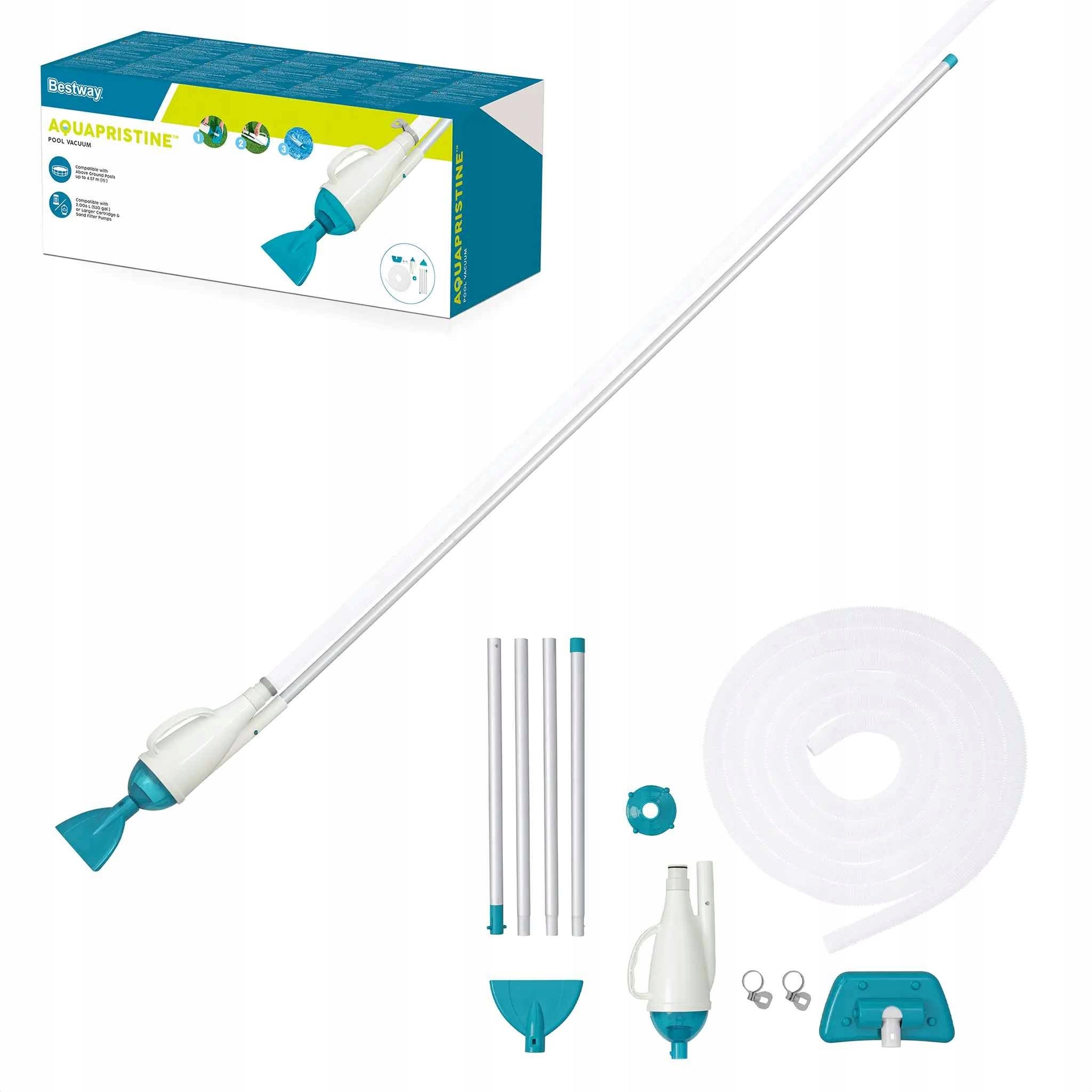 Odkurzacz Basenowy Zestaw do Czyszczenia Flowclear AquaCrawl BESTWAY 58212 Manufacturer no brand