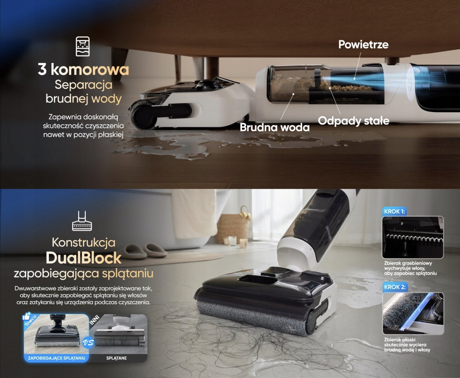 Odkurzacz pionowy myjący 2w1 Tineco Floor One Switch S6 Stretch Plus Model Switch S6 Stretch Plus