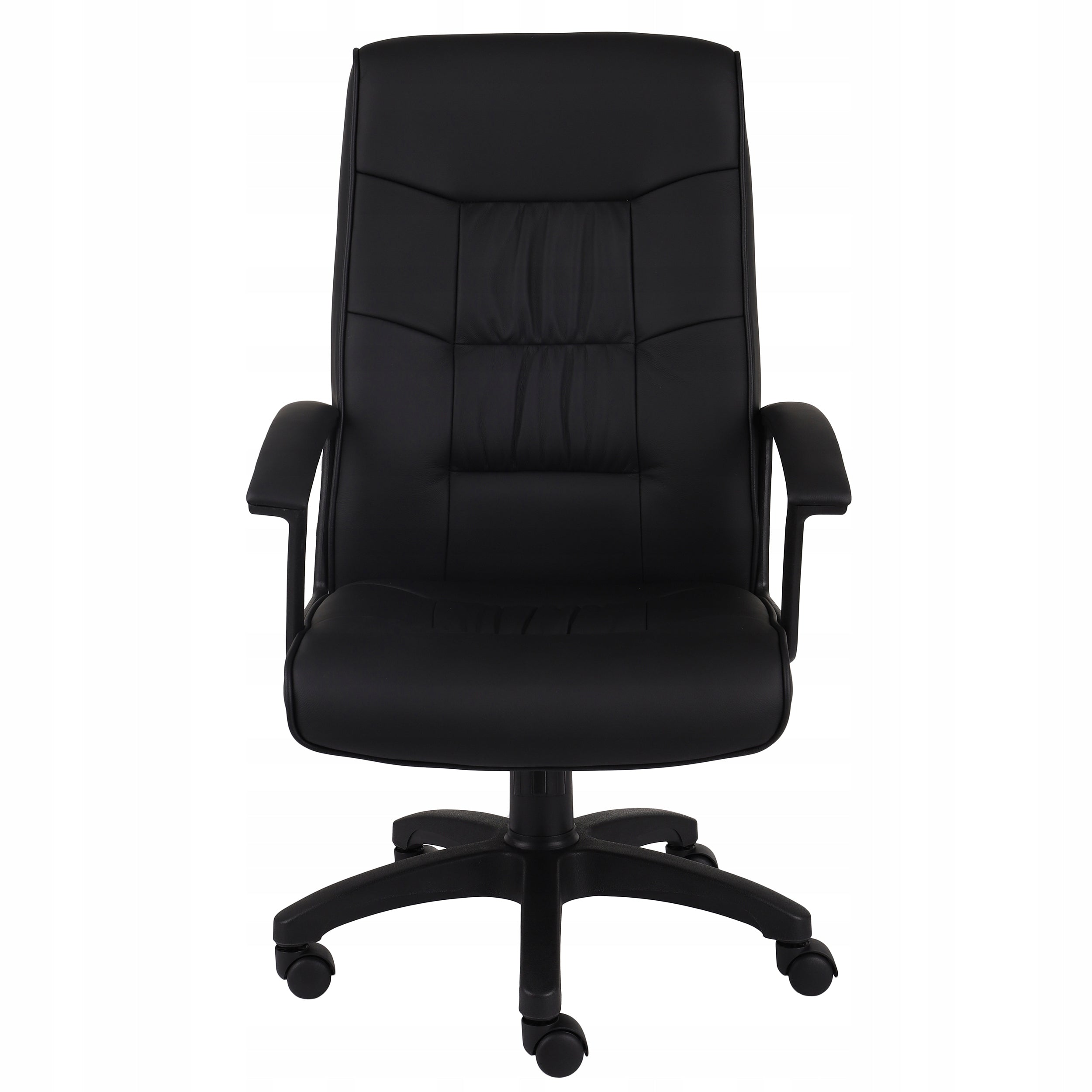 Office Chair Rotating Cabinet GROSPOL Relaxation Natural Leather Black Manufacturer code Relaks SG