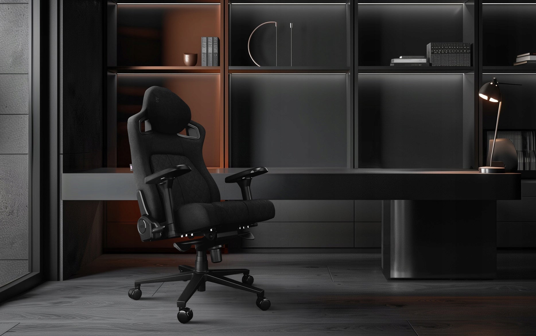 Office Chair Swivel Ergonomic YUMISU 2055 Magnetic Material Black Manufacturer code Y-2055F-BB-M