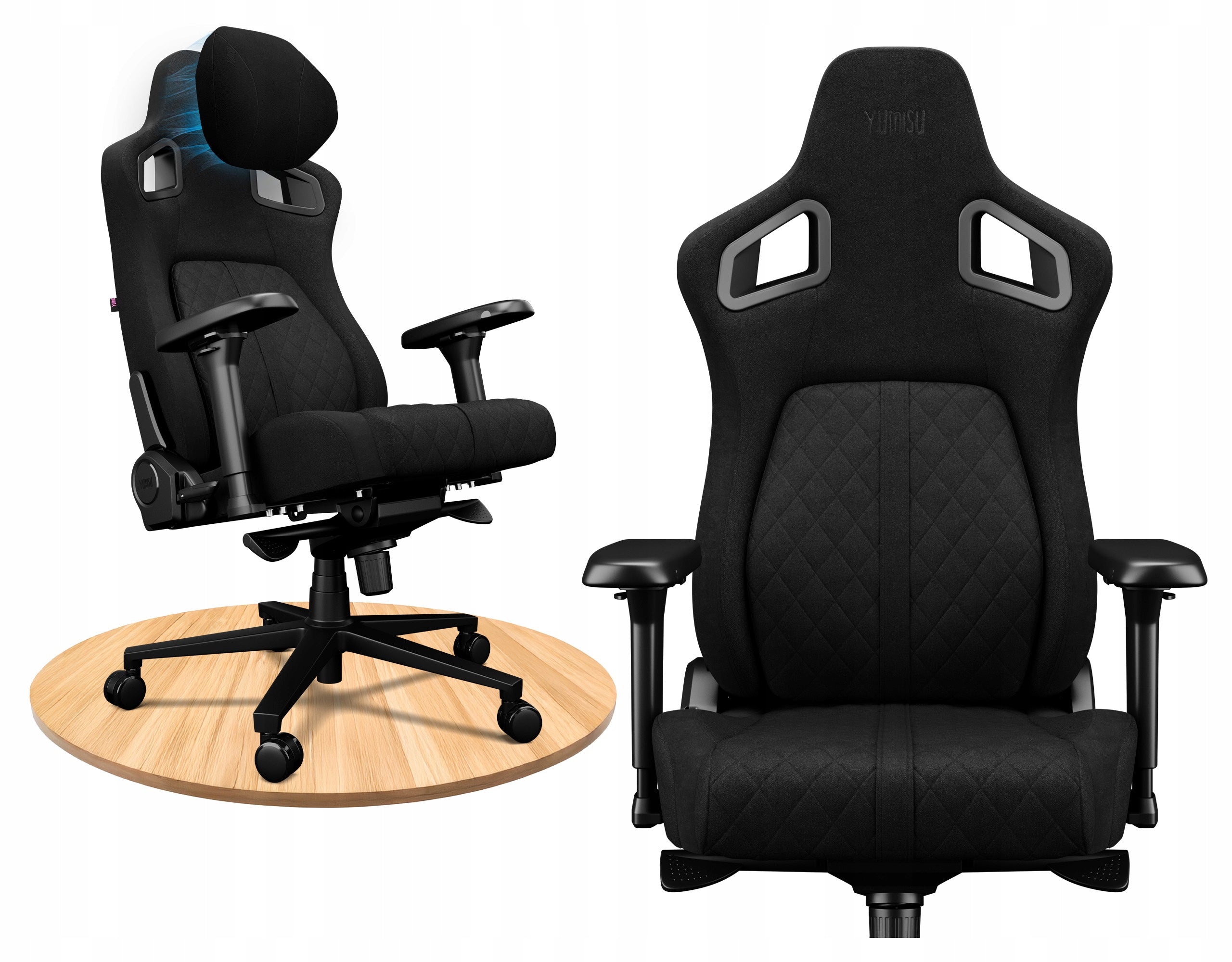 Office Chair Swivel Ergonomic YUMISU 2055 Magnetic Material Black