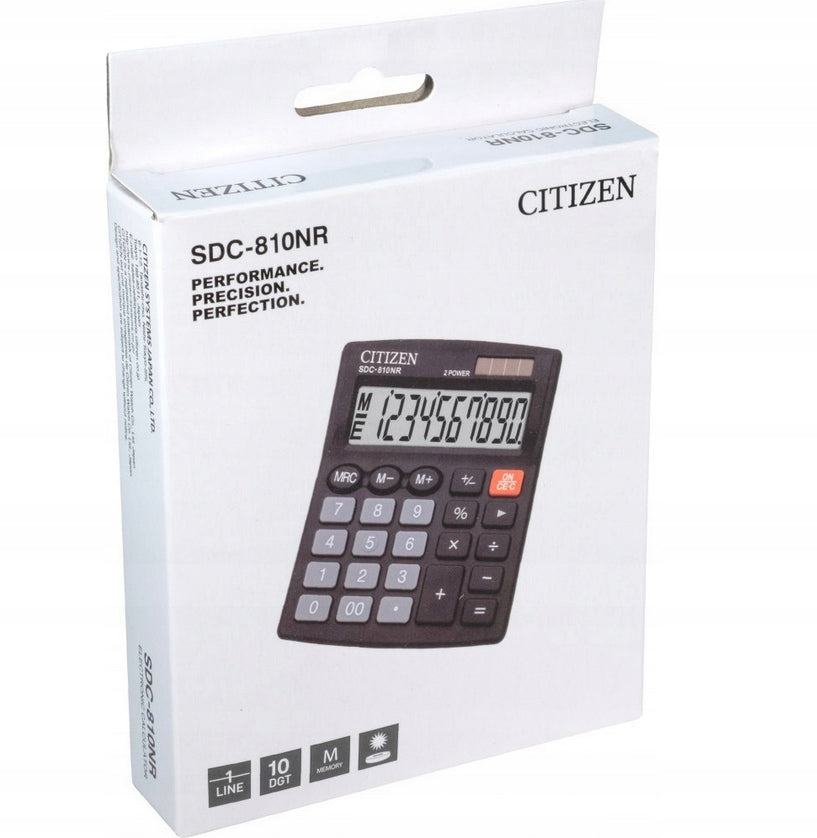 Office calculator Citizen SDC-810NR Manufacturer code 4562195139850