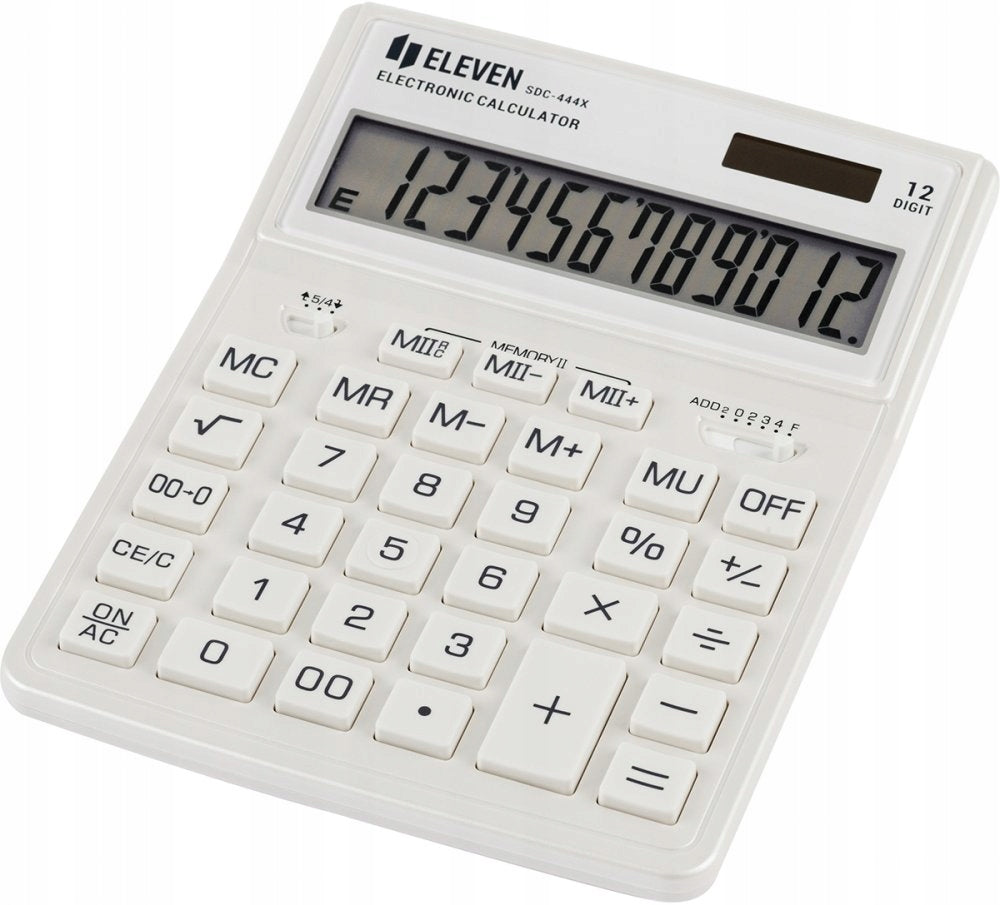 Office calculator Eleven SDC-444XRWH white Manufacturer code SDC-444XRWH