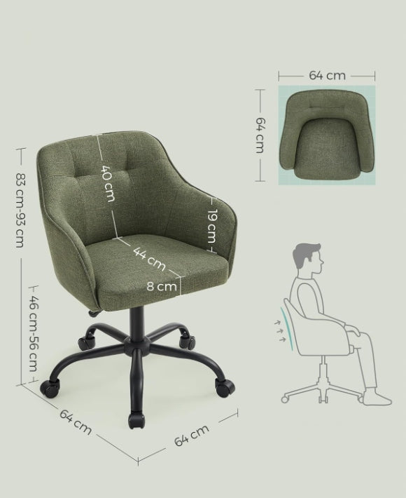 Office chair, ergonomic swivel chair 110 kg SONGMICS OBG019C01V1 Manufacturer code OBG019C01V1